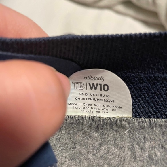 Allbirds Flats Navy 10 - Picture 4 of 7